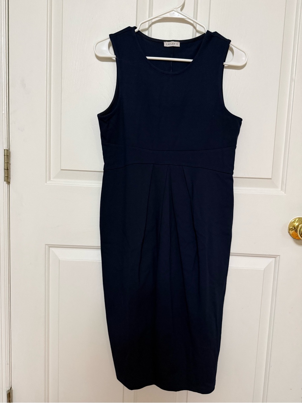 LACLEF Knee Length Midi Maternity Dress